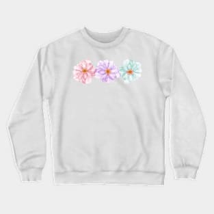 3 little flowers Crewneck Sweatshirt